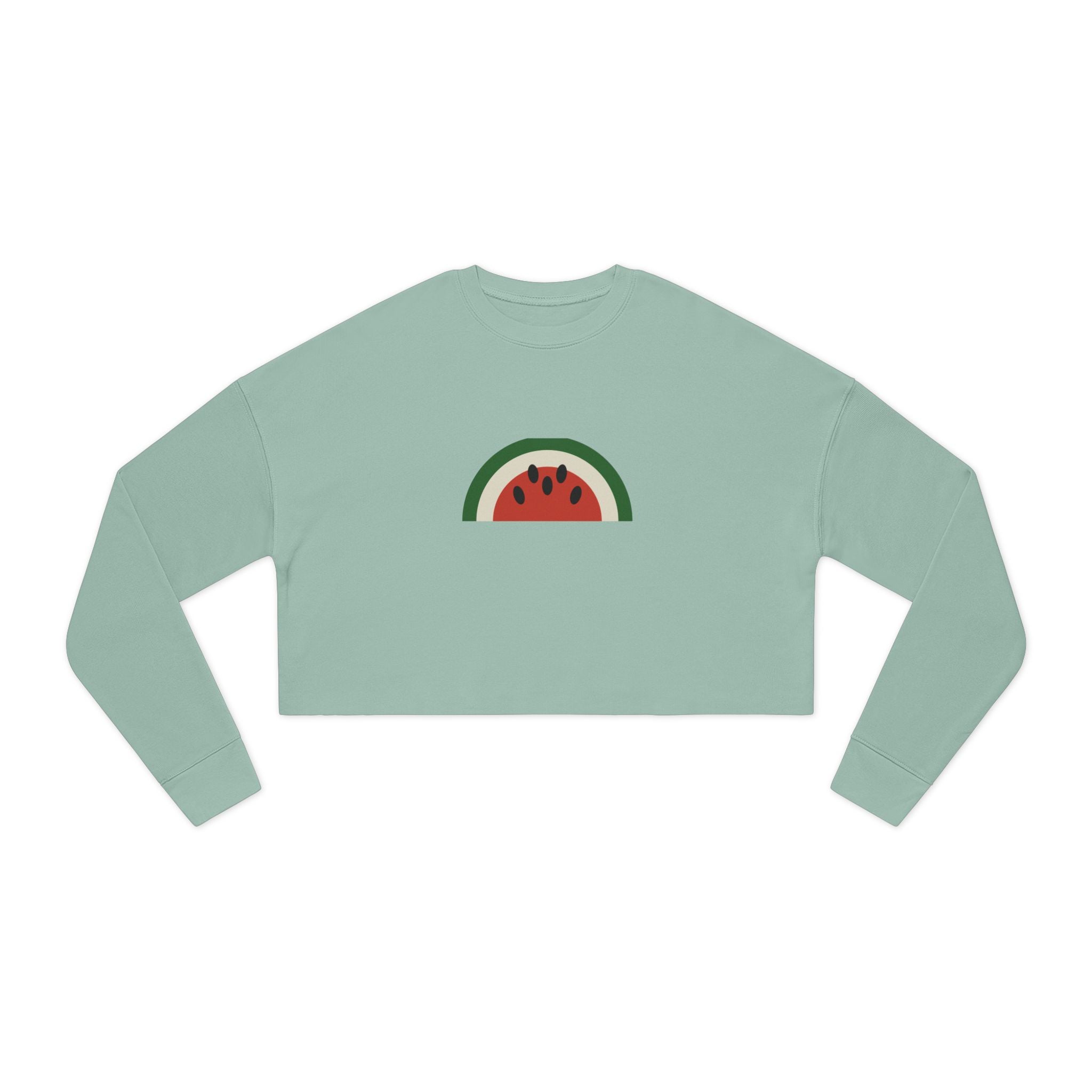 Watermelon Cropped Sweatshirt — مِلح Drop 001