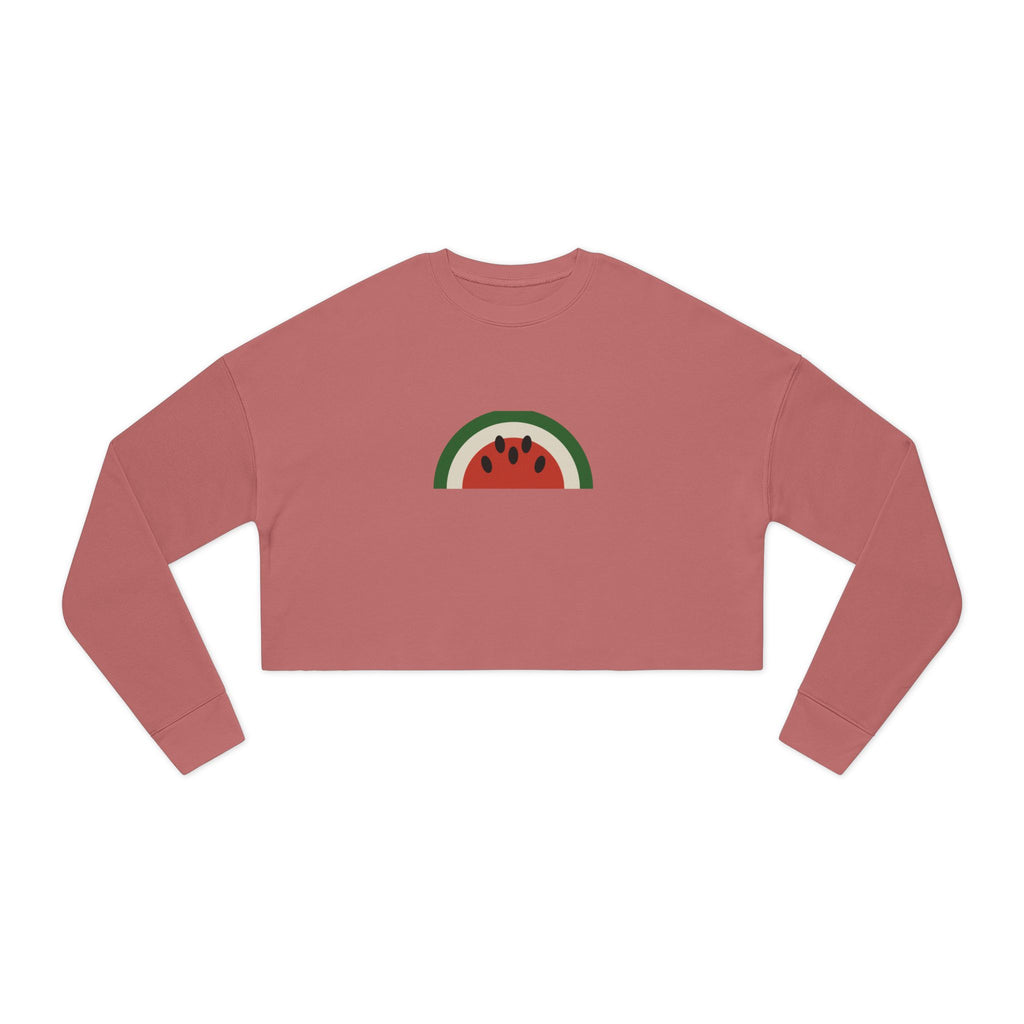 Watermelon Cropped Sweatshirt — مِلح Drop 001